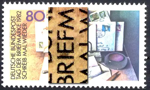 1154I Jour du timbre avec PLF I F frappé en BRIEFMARKE, case 42 **
