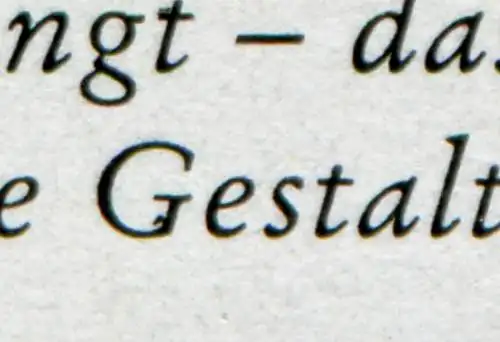 Block 37 Architektur mit PLF in Blockinschrift: Haken im G von Gestalt **