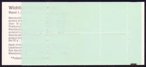 Versuchs-MH 20a Unfall: 8 grüne Leerfelder, **