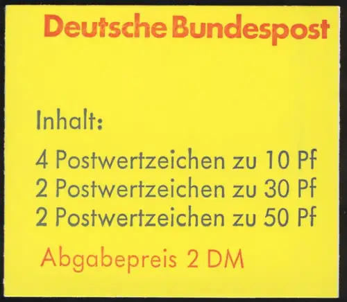 22Ig MH BuS 1980 Buchdruck - 1.DS: Farbe rot nach rechts verschoben, **