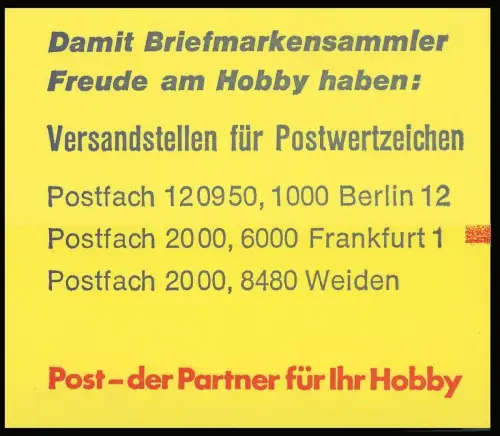 22Iac MH BuS 1980 Imprimer - avec poutres de comptage **