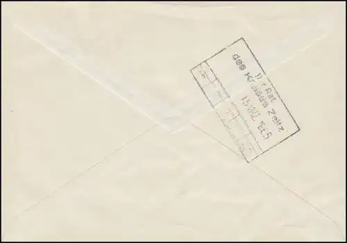 Lettre ZKD Conseil de la municipalité de Heuckewalde comme lettre locale ZEITZ 15.3.65