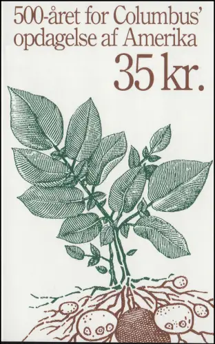 Danemark Carnets de marques 1025 Europe - Découverte de l'Amérique, ** post-fraîchissement