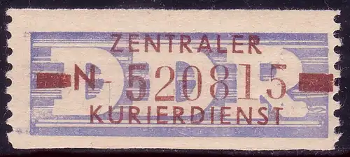 20 N III-Reimpress Service-B, Abart III, Billet