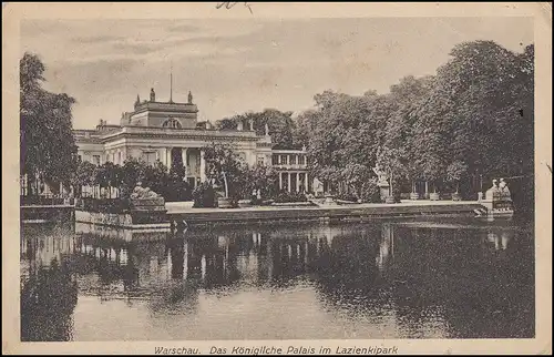 Poste de terrain Corps musical du gouvernement de Varsovie K.D. sur AK WARSAU 26.10.17