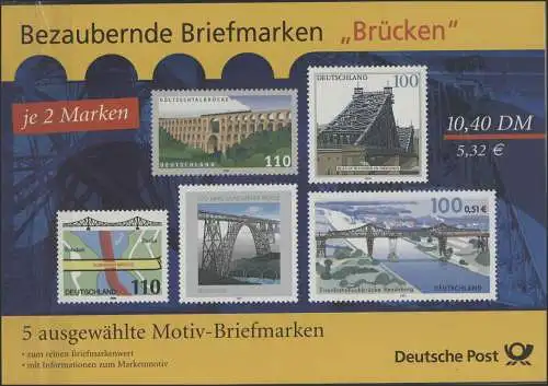 Bezaubernde Briefmarken: Brücken 1, postfrisch ** 