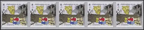 3061 Hänsel und Gretel 5er-Streifen, UNGERADE Nummer **