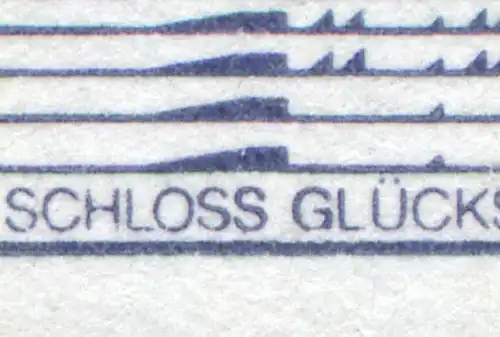 532I/XII BuS 10 Pf. n.F. C/D-Paar mit PLF XII Buchstaben SS GL verdickt, **