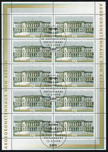 1976I Parlements - Bogen 10 avec PLF I, ESSt Bonn 12.3.1998