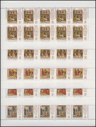 1381-1385 Petit feuille Arrêt de la dette extérieure 2001, taux de petites feuilles **