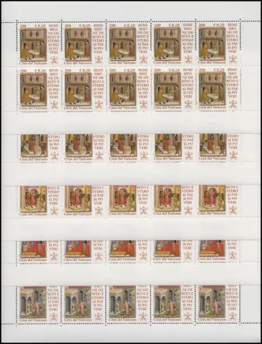 1381-1385 Petit feuille Arrêt de la dette extérieure 2001, taux de petites feuilles **