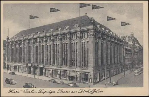 Tampon spécial JOUR DE L'EXEMPTION I.I.L. DACHAU 27.4.1945-46 sur carte de visualisation