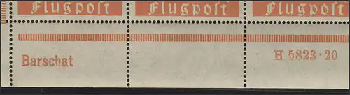 111-112 Flugpost Posthorn/Doppeldecker, 2 Werte postfrisch im Bogen **, BARSCHAT