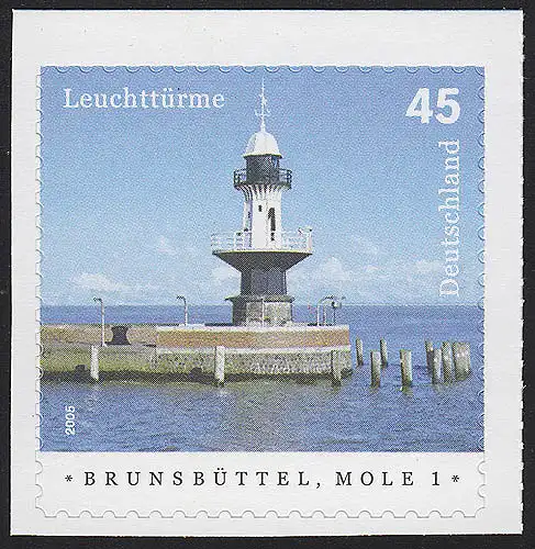 2479a Leuchtturm Mole 1 SELBSTKLEBEND aus MH 58, postfrisch **