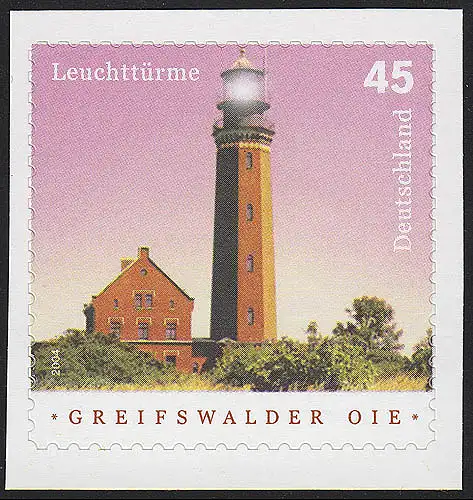 2478a Leuchtturm Oie SELBSTKLEBEND aus MH 58, postfrisch **