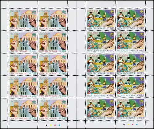 1546-1547 EUROPA Integration 2006, Kleinbogen-Satz ** / MNH