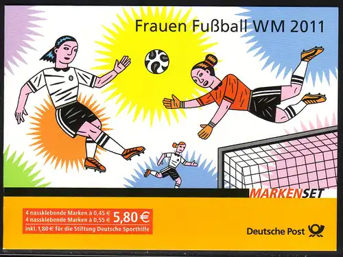 84 MH Sporthilfe Fußball-WM der Frauen 2011, postfrisch