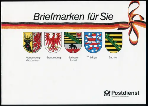 Geschenkheftchen GH 1I, links eingeklebt, postfrisch