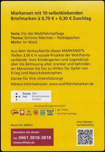 103 MH Grimms Märchen: Rotkäppchen, postfrisch