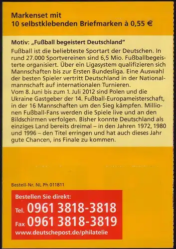 88I MH Fußball begeistert Deutschland 2012, **