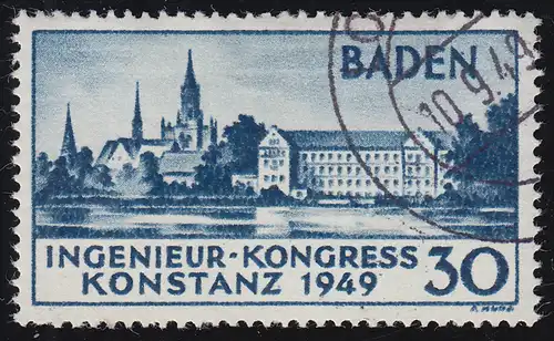 Baden 46I Konstanz 1. Auflage O geprüft