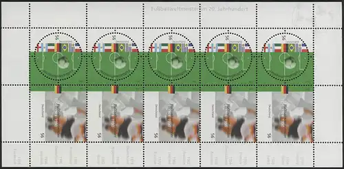 2258-2259 Coupe du monde 2002 - Feuille de dix **