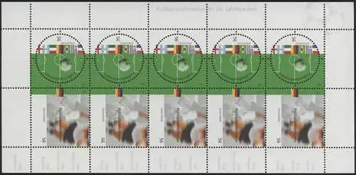 2258-2259 Coupe du monde 2002 - Feuille de dix **