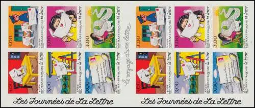 Carnets de marque 3209-3214 Une lettre en voyage, autocollant, **