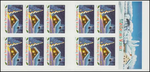 Carnets de marque 3672 Noël et Nouvel An, autocollant, **