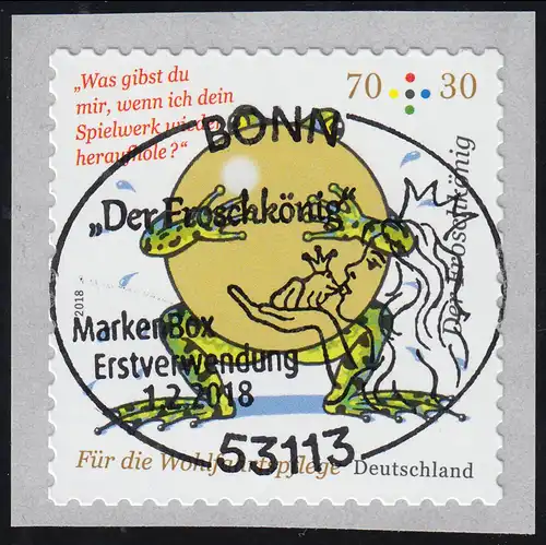 3364 Grimms Märchen: Der Froschkönig, selbstklebend aus der Rolle, EV-O Bonn