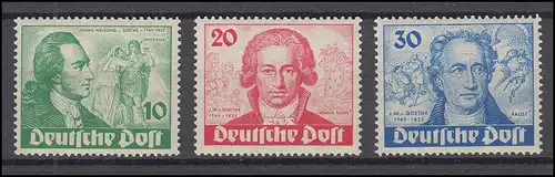 61-63 Goethe, ensemble complet frais de post ** impeccable, Photoatest Schlegel BPP