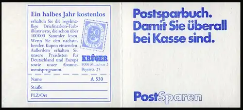 11pII MH BuS 1980 - ** postfrisch