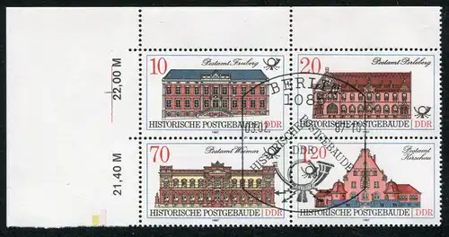 3069I Bâtiment postal 70 Pf ER-Repression avec PLF offens W, Feld 5, ESSt Berlin