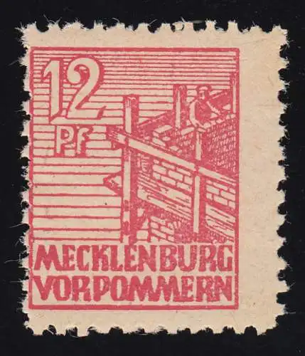 36zb Abschiedsserie 12 Pf. postfrisch **, tiefst geprüft KRAMP BPP