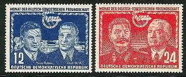 296-297 amitié allemande-soviétique, ensemble frais de port **