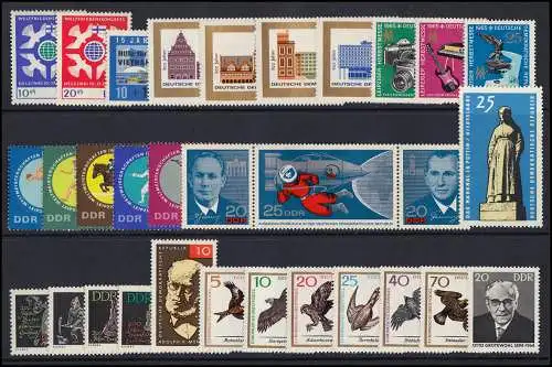 1084-1153 DDR 1965 complet, frais de port ** / MNH