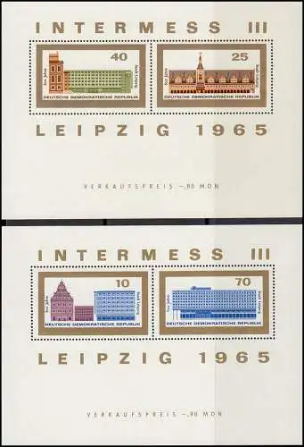 1084-1153 DDR-Jahrgang 1965 komplett, postfrisch ** / MNH