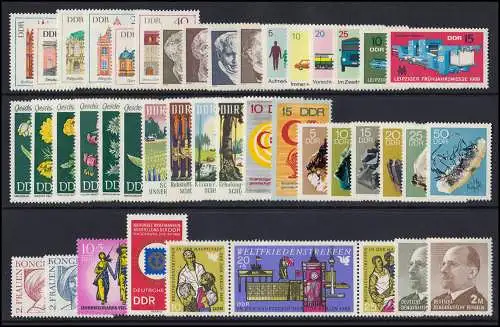 1434-1533 DDR 1969 complet, frais de port ** / MNH