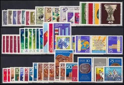 1534-1631 DDR 1970 complet, frais de port ** / MNH