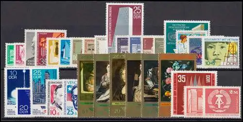 1815-1906 DDR 1973 complet, frais de port ** / MNH