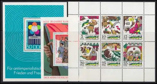 1815-1906 DDR 1973 complet, frais de port ** / MNH