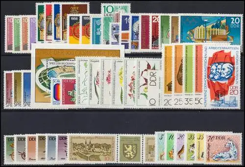 2107-2198 DDR 1976 complet, frais de port ** / MNH