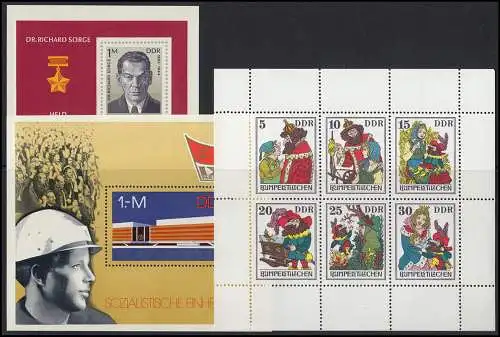 2107-2198 DDR 1976 complet, frais de port ** / MNH