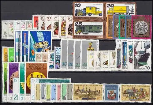 2287-2387 DDR 1978 complet, frais de port ** / MNH