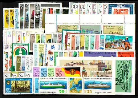 2388-2477 DDR 1979 complet, frais de port ** / MNH