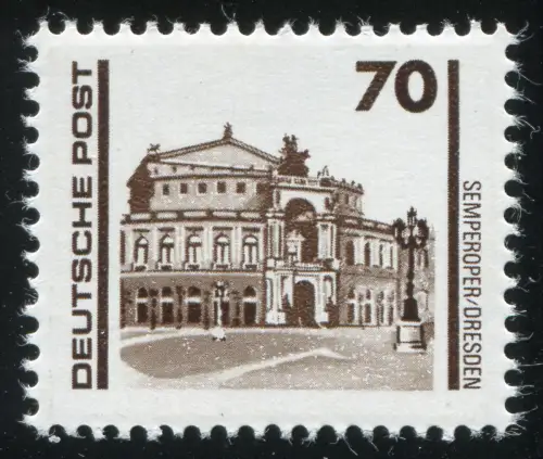 3348III Constructions 70 Pf: ligne verticale sur le socle du puits manquant, case 89 **