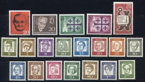 197-217 Berlin-Janvier 1961 complet, frais de port **