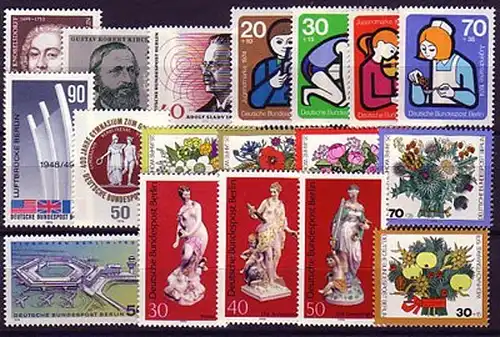 464-481 Berlin-Jahrgang 1974 komplett, postfrisch **