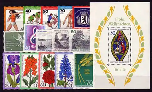 516-531 Berlin-Janvier 1976 complet, frais de port **