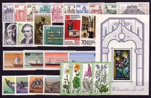 532-560 Berlin-Janvier 1977 complet, frais de port **